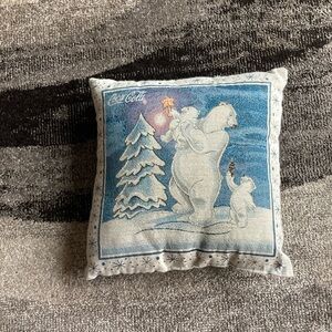 Vintage Coca Cola Accent Pillow